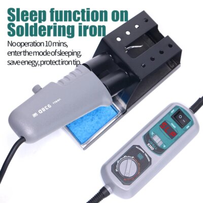 YIHUA 938D Portable Tweezers Soldering Station 110V 220V Soldering Iron Station Chip Desoldering Kit Set SMD Welding Equipment - Image 4
