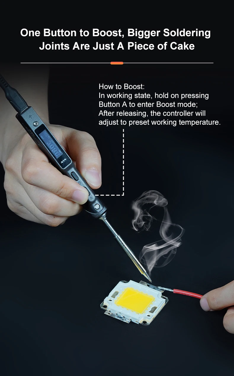 MINIWARE TS101 Digital Display Electric Soldering Iron High Power Welding Pen Internal Heating Household Welding Repair Kits