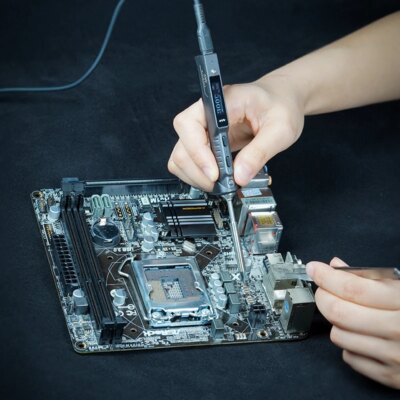 MINIWARE TS101 Digital Display Electric Soldering Iron High Power Welding Pen Internal Heating Household Welding Repair Kits - Image 3
