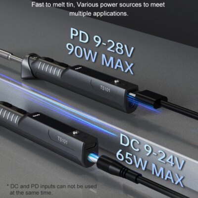 MINIWARE TS101 Digital Display Electric Soldering Iron High Power Welding Pen Internal Heating Household Welding Repair Kits - Image 5