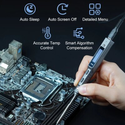 MINIWARE TS101 Digital Display Electric Soldering Iron High Power Welding Pen Internal Heating Household Welding Repair Kits - Image 2