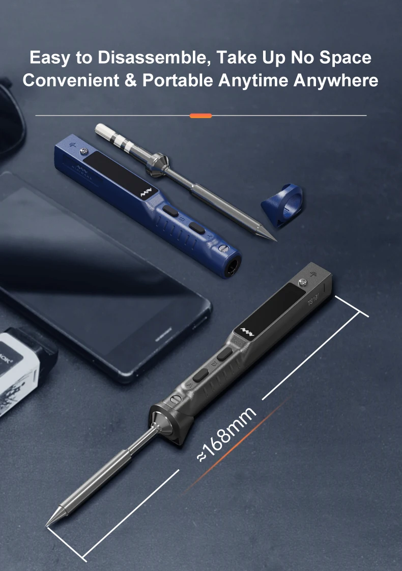 MINIWARE TS101 Digital Display Electric Soldering Iron High Power Welding Pen Internal Heating Household Welding Repair Kits