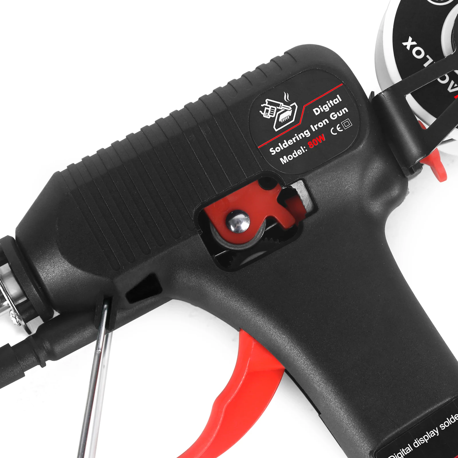 NEWACALOX EU 80W Digital Display Soldering Iron Gun 180-520°C Adjustable Temperature Automatic Send Tin Gun Repair DIY Tool