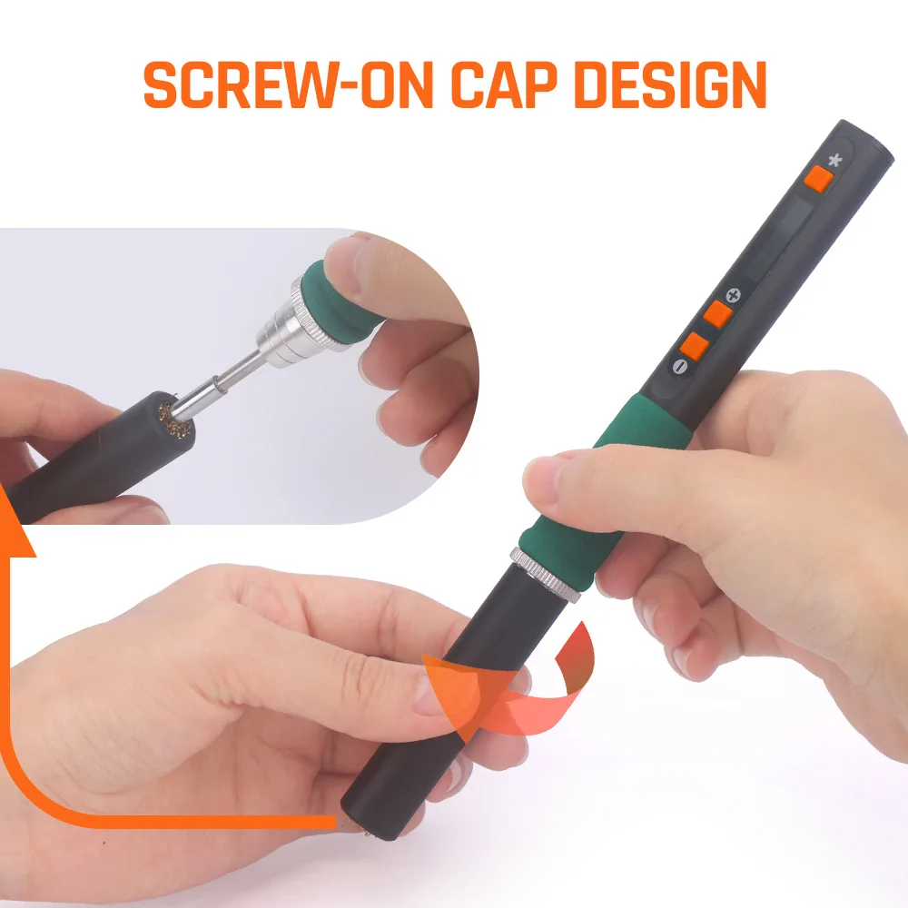 Silverflo 928D-IV Soldering Station Micro Soldering Iron USB-C Charging soldering iron Kit with Sleep Mode for Precision Welding
