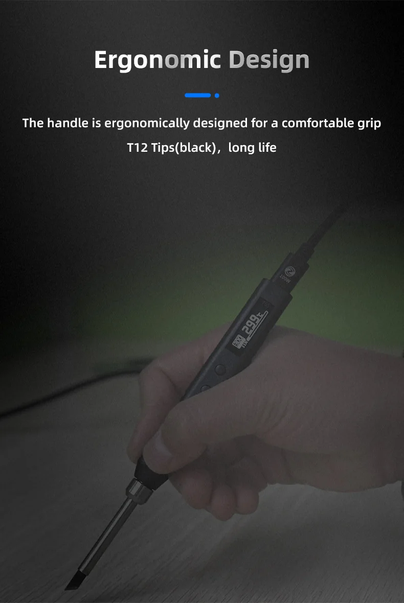 ALIENTEK T65 Soldering Iron Adjustable Temperature Smart Electric 65W Fast Heat Portable Digital Welding Station Original Kit ALIENTEK T65 Soldering Iron Adjustable Temperature Smart Electric 65W Fast Heat Portable Digital Welding Station Original Kit