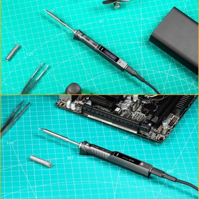 Original TS101 Soldering Iron Electric 65W Temperature Adjustable Programming TS100 Soldering Iron New Upgrade With PD Plug Kit - Image 2