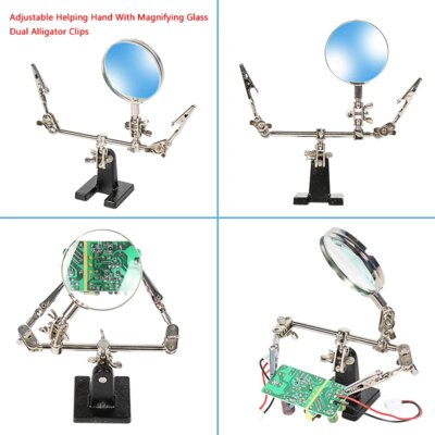 Red Soldering Iron Kit Adjustable Temperature 110V 220V 80W Soldering Iron Kit With ESD Heat Insulation Working Mat Welding Tool - Image 6