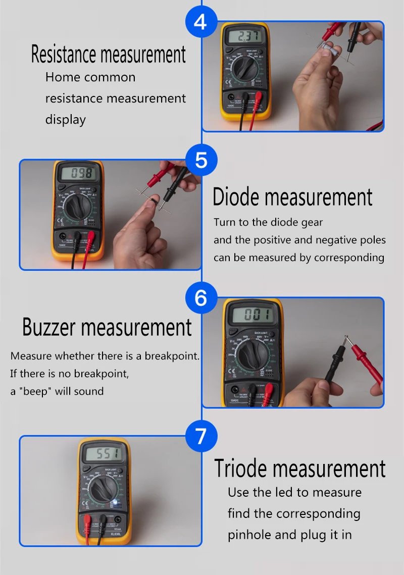 Adjustable Temperature Soldering Iron Kit 110V 220V 80W Soldering Iron Kit With XL830L Multimeter Welding Tool Kit