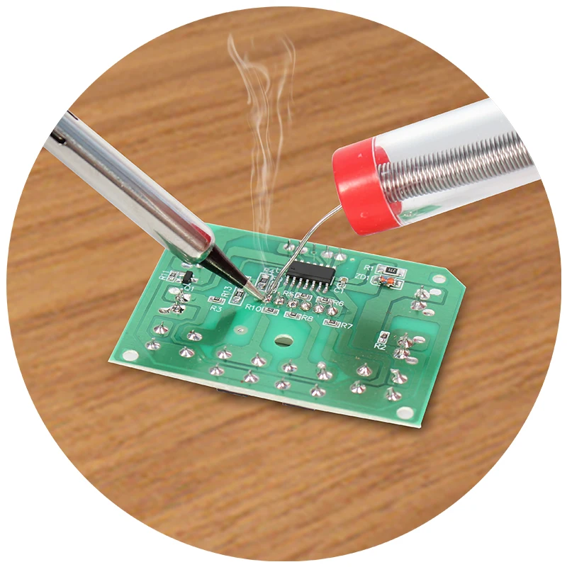 Adjustable Temperature Soldering Iron Kit 110V 220V 80W Soldering Iron Kit With XL830L Multimeter Welding Tool Kit