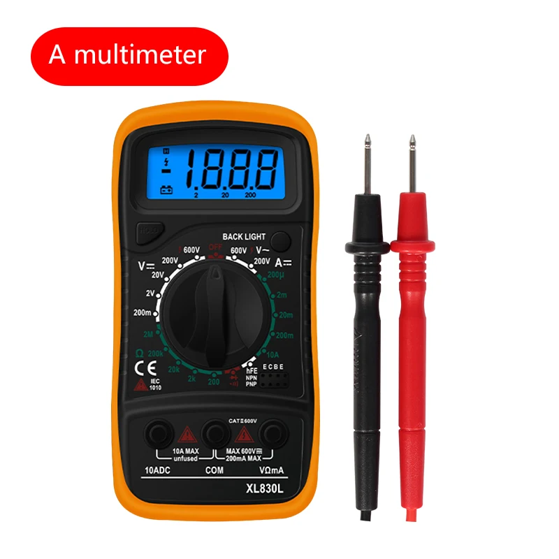 Adjustable Temperature Soldering Iron Kit 110V 220V 80W Soldering Iron Kit With XL830L Multimeter Welding Tool Kit