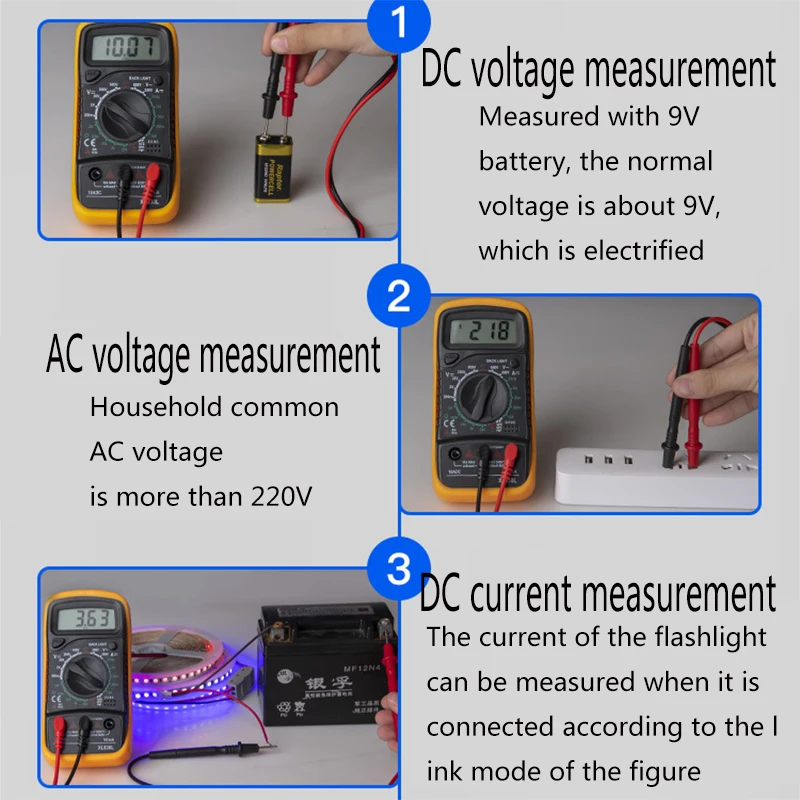 Adjustable Temperature Soldering Iron Kit 110V 220V 80W Soldering Iron Kit With XL830L Multimeter Welding Tool Kit