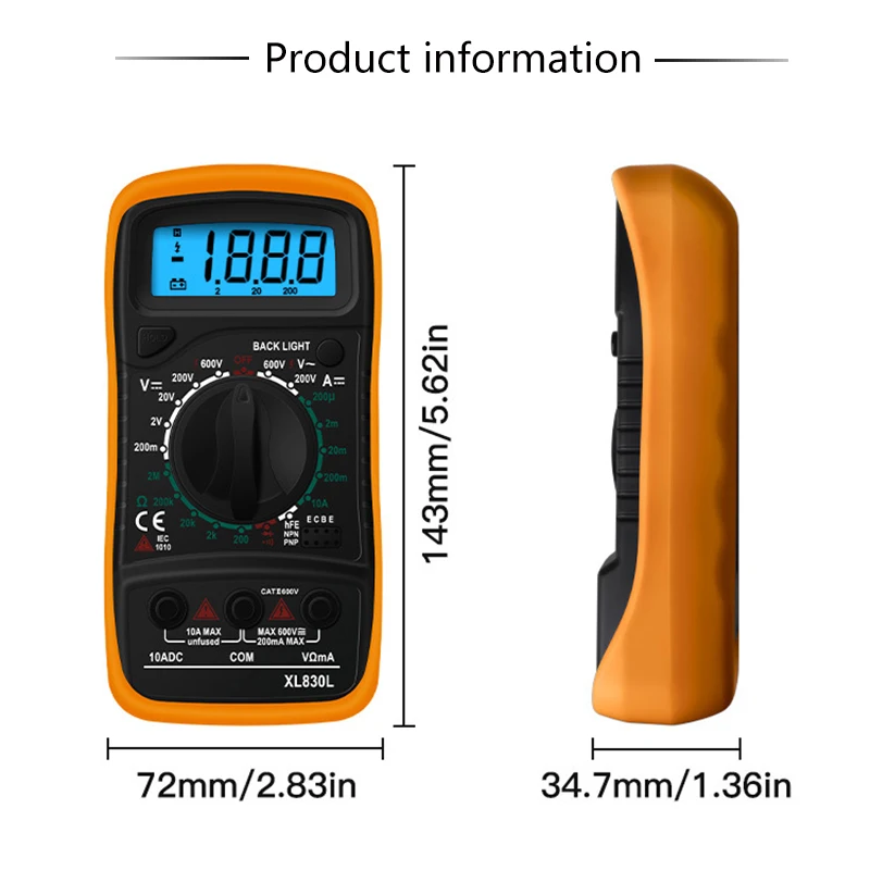 Adjustable Temperature Soldering Iron Kit 110V 220V 80W Soldering Iron Kit With XL830L Multimeter Welding Tool Kit