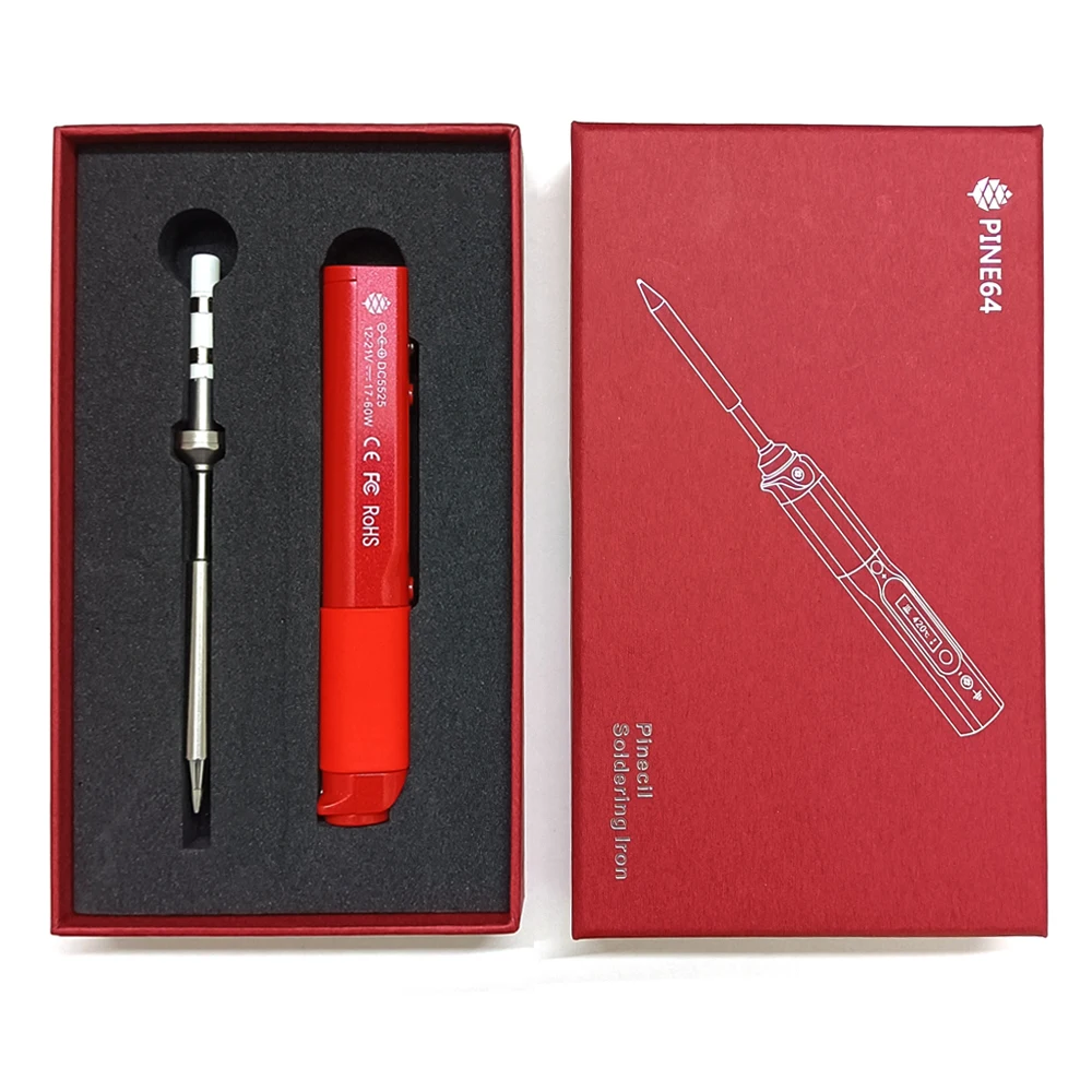Pine64 CN Version Pinecil V1 Soldering Iron Portable Programable Welding Tools Adjustable Temperature Digital Solder Station Pine64 CN Version Pinecil V1 Soldering Iron Portable Programable Welding Tools Adjustable Temperature Digital Solder Station