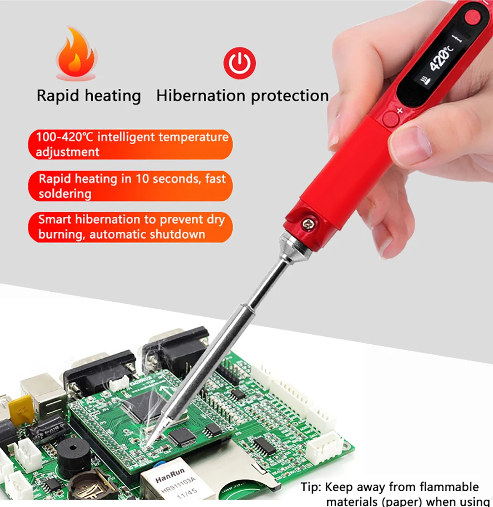 Pine64 CN Version Pinecil V1 Soldering Iron Portable Programable Welding Tools Adjustable Temperature Digital Solder Station
