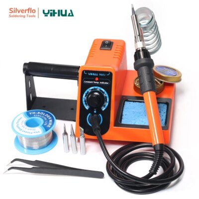 YIHUA 926LED-III Digital Electric Soldering Iron Kit with Helping Hands 960I Adjustable Temperature Portable Soldering Station - Image 4