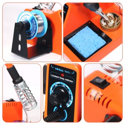 YIHUA 926LED-III Digital Electric Soldering Iron Kit with Helping Hands 960I Adjustable Temperature Portable Soldering Station - Image 5