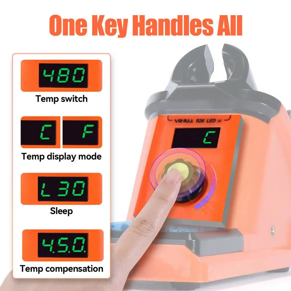 YIHUA 926LED-III Digital Electric Soldering Iron Kit with Helping Hands 960I Adjustable Temperature Portable Soldering Station YIHUA 926LED-III Digital Electric Soldering Iron Kit with Helping Hands 960I Adjustable Temperature Portable Soldering Station