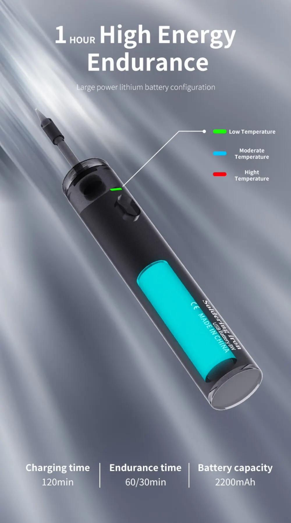 Usb Soldering Iron 5V Mini Convenient Adjustable Temperature Home Tools Diy Manual Radio Soldering Iron Set