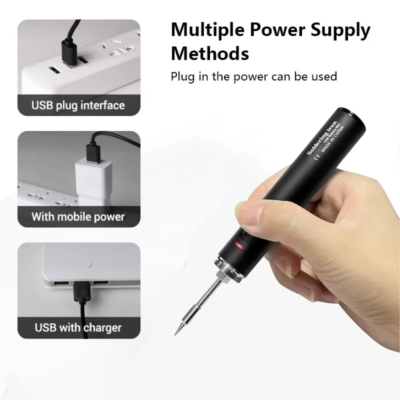 Usb Soldering Iron 5V Mini Convenient Adjustable Temperature Home Tools Diy Manual Radio Soldering Iron Set - Image 6