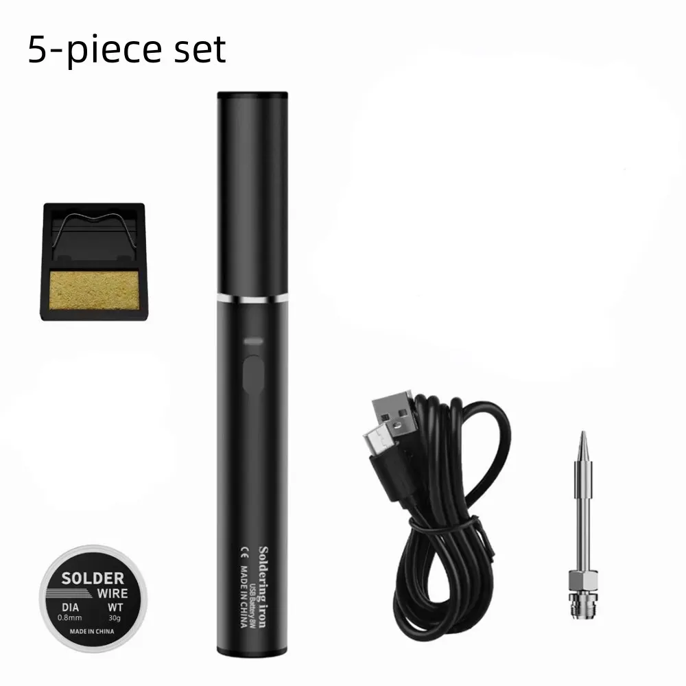 Usb Soldering Iron 5V Mini Convenient Adjustable Temperature Home Tools Diy Manual Radio Soldering Iron Set