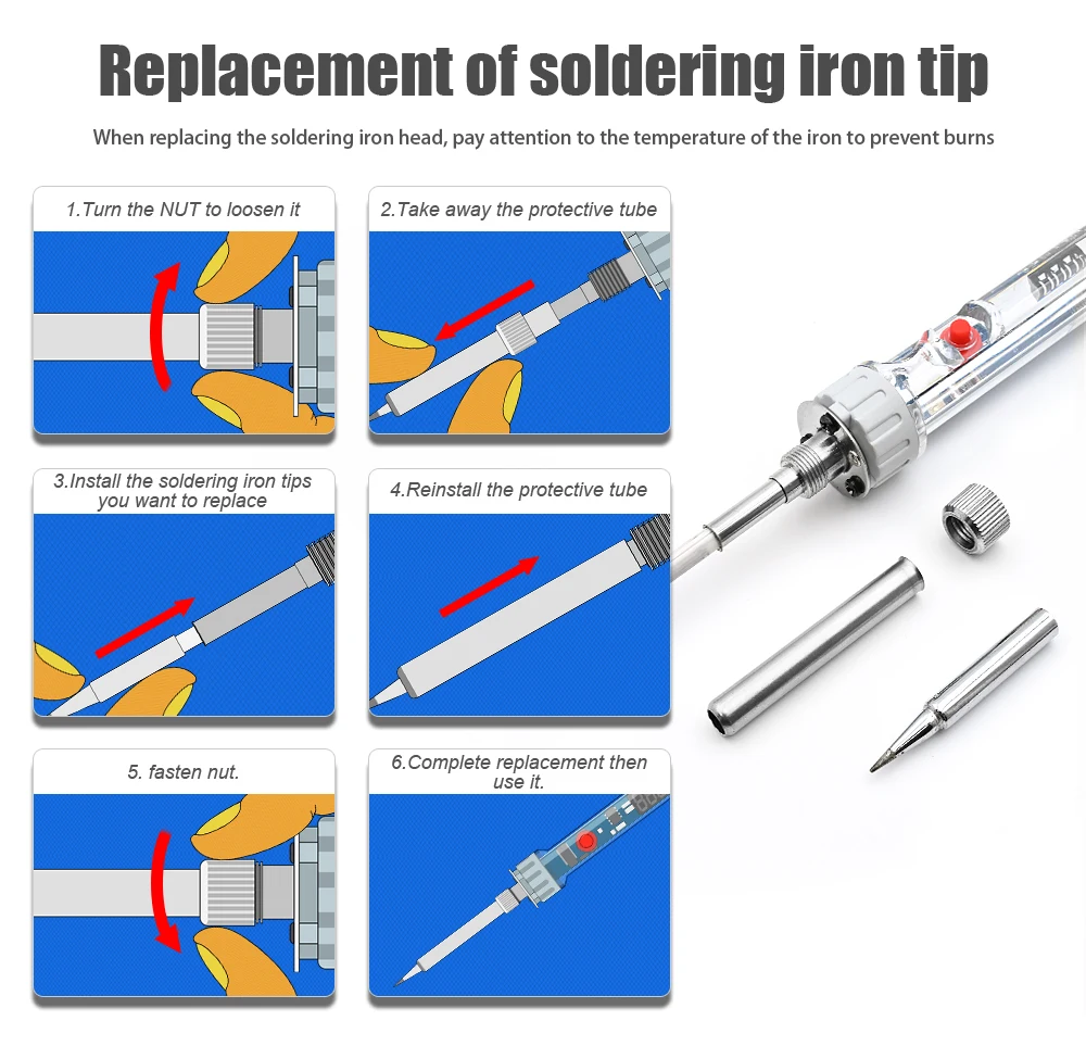 JCD 90W Electric Soldering Iron New P907 Transparent shell LCD Digital Display Adjustable Temperature 220V/110V Welding Tools JCD 90W Electric Soldering Iron New P907 Transparent shell LCD Digital Display Adjustable Temperature 220V/110V Welding Tools