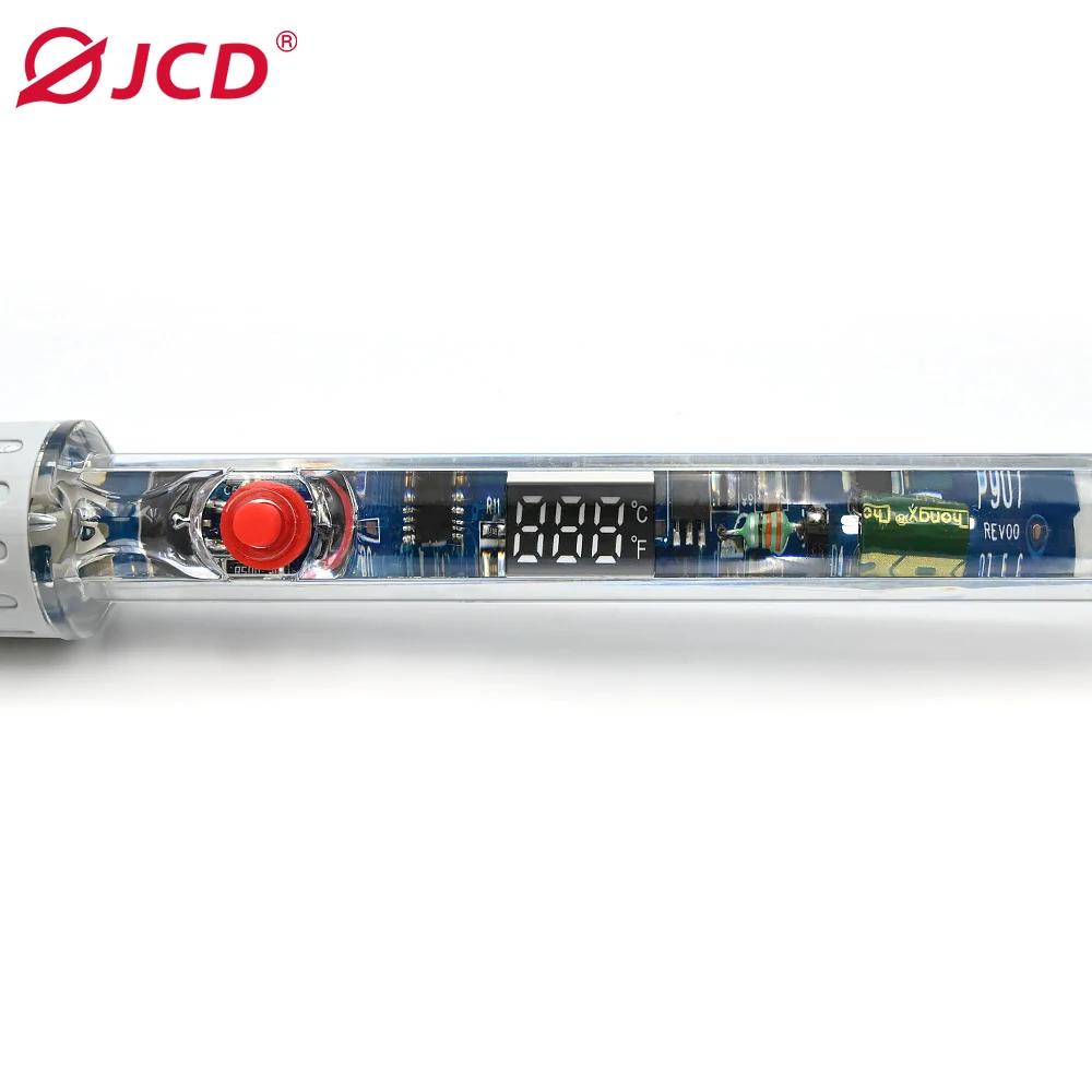 JCD 90W Electric Soldering Iron New P907 Transparent shell LCD Digital Display Adjustable Temperature 220V/110V Welding Tools JCD 90W Electric Soldering Iron New P907 Transparent shell LCD Digital Display Adjustable Temperature 220V/110V Welding Tools