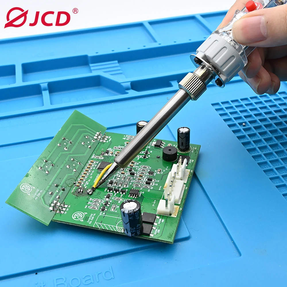 JCD 90W Electric Soldering Iron New P907 Transparent shell LCD Digital Display Adjustable Temperature 220V/110V Welding Tools JCD 90W Electric Soldering Iron New P907 Transparent shell LCD Digital Display Adjustable Temperature 220V/110V Welding Tools