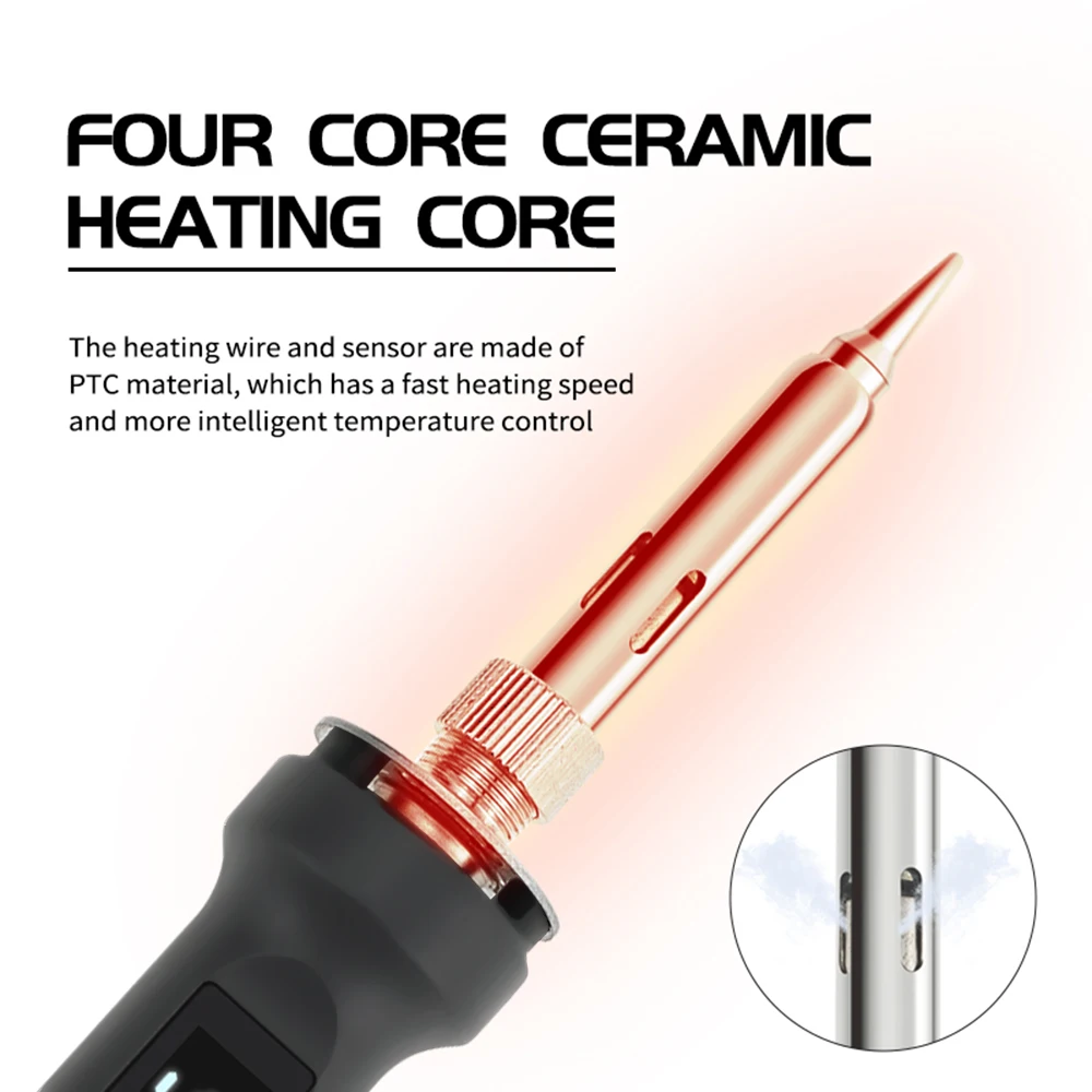 100W 120W 150W Digital Soldering Iron Set Kit Repair Welding Tool Set Calibration Temperature Adjustable 180-520-600C 907 909