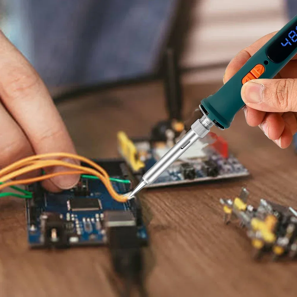100W 120W 150W Digital Soldering Iron Set Kit Repair Welding Tool Set Calibration Temperature Adjustable 180-520-600C 907 909