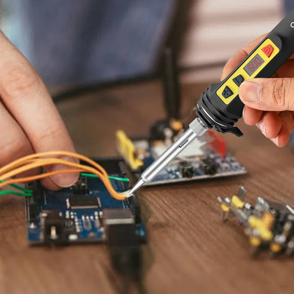 100W 120W 150W Digital Soldering Iron Set Kit Repair Welding Tool Set Calibration Temperature Adjustable 180-520-600C 907 909