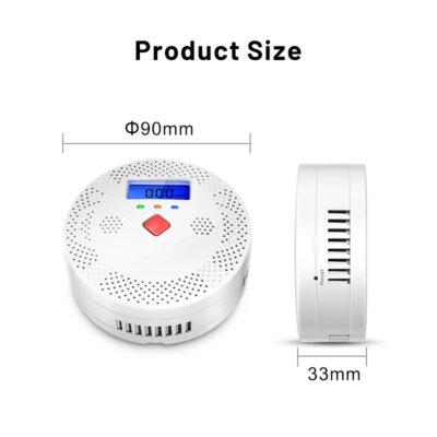 Tuya WiFi Smart Carbon Monoxide Detector Alarm 85dB Sound Warning LCD Digital Display Home Indoor Real-Time CO Monitor Poisoning - Image 6