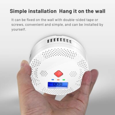 Tuya WiFi Smart Carbon Monoxide Detector Alarm 85dB Sound Warning LCD Digital Display Home Indoor Real-Time CO Monitor Poisoning - Image 4