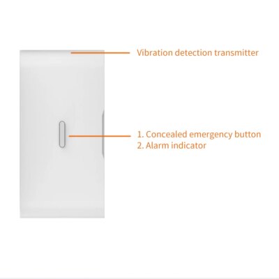 Staniot 4Pcs Smart Wireless Door Window Vibration Sensor Glass Break Burglar SOS Alarm Detector For Home Safety Protection - Image 6