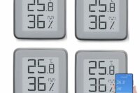 MMC Bluetooth-compatible Thermometer Hygrometer E-Ink Screen BT2.0 Smart Temperature Humidity Sensor Works for Mi Home App
