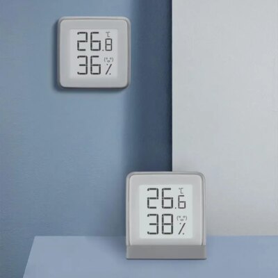 MMC Bluetooth-compatible Thermometer Hygrometer E-Ink Screen BT2.0 Smart Temperature Humidity Sensor Works for Mi Home App - Image 2