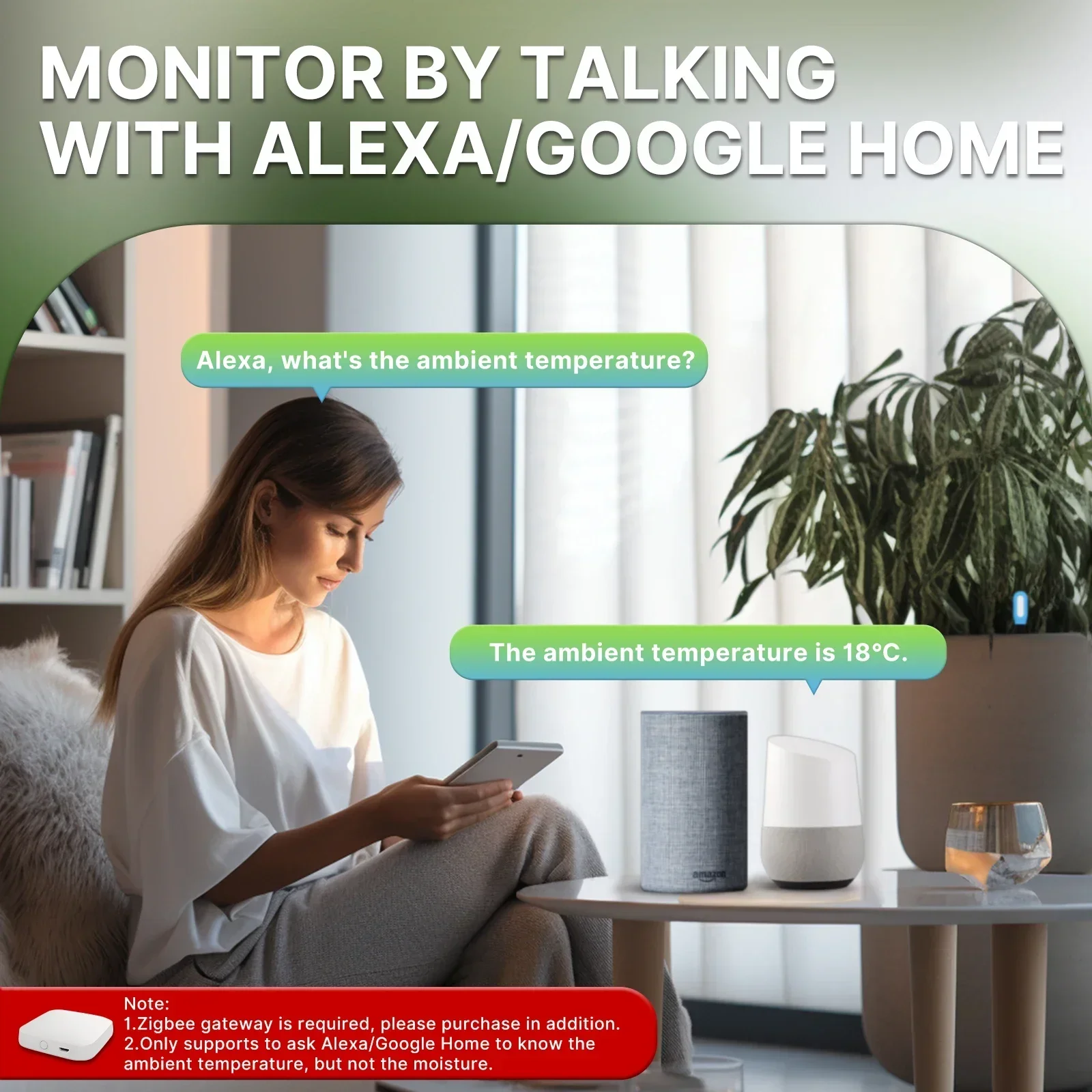 MOES Smart ZigBee Soil Temperature Meter Moisture Humidity Sensor Plant Monitor Detector Garden Automation Irrigation MOES Smart ZigBee Soil Temperature Meter Moisture Humidity Sensor Plant Monitor Detector Garden Automation Irrigation