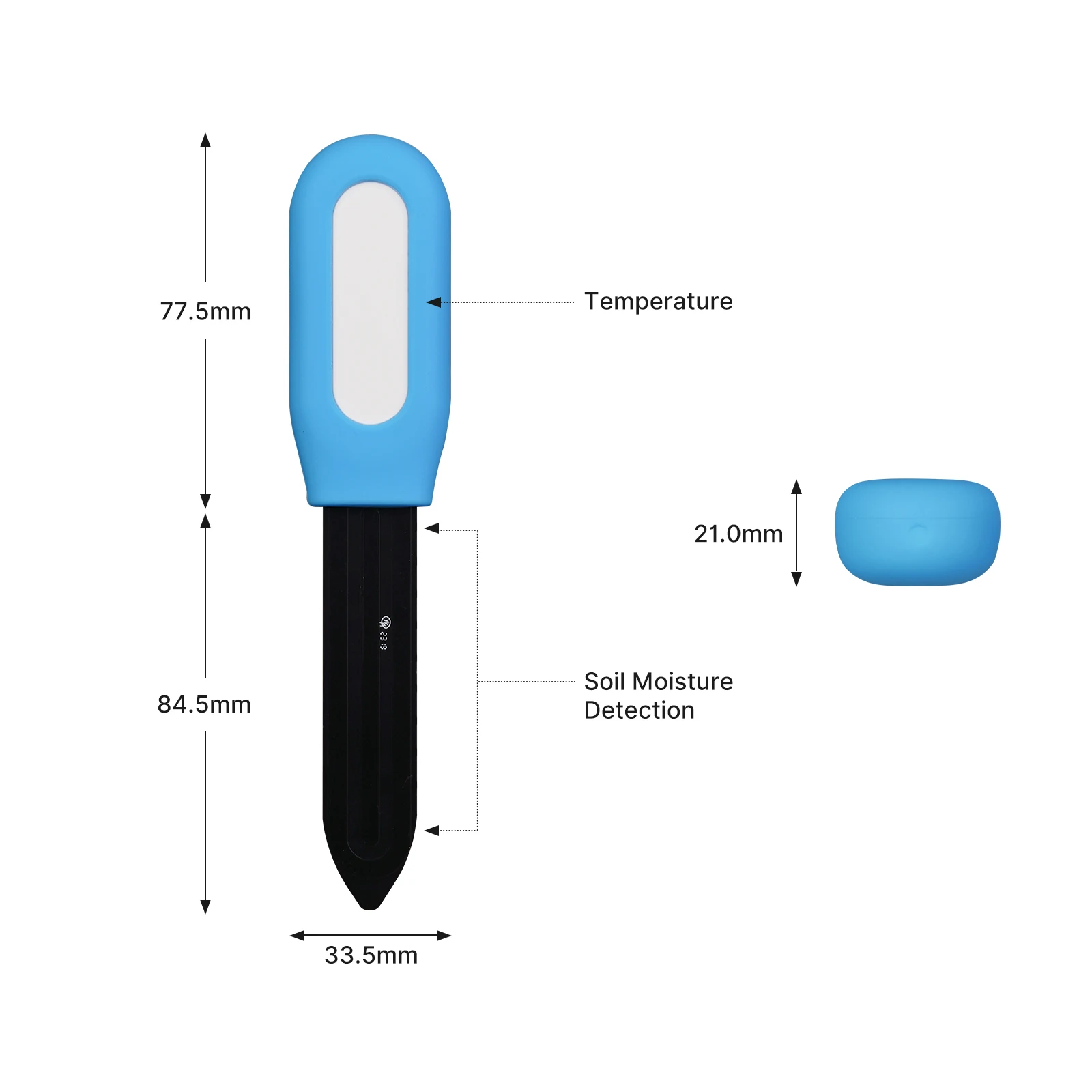 Tuya Smart Garden Soil Moisture Meter Temperature and Humidity Sensor Potted Plant Hygrometer Monitor Plants Moist Testing Tool