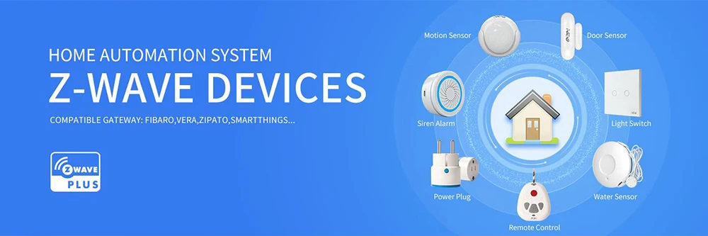 NEO Z-wave Plus Wireless Home Automation Battery-Powered Also Can Be Charged With USB Siren Alarm Sensor