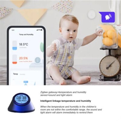 Tuya Zigbee 100DB Smart Sound And Light Alarm Two-in-one Sensor Battery / Usb Dual Power Intelligent Linkage For Smart Life - Image 6