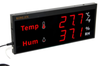 WiFi Temperature Humidity Sensor Big Screen Digital Hygrometer Thermometer Tuya Smart Life For Freezer Plants Moisture Monitor