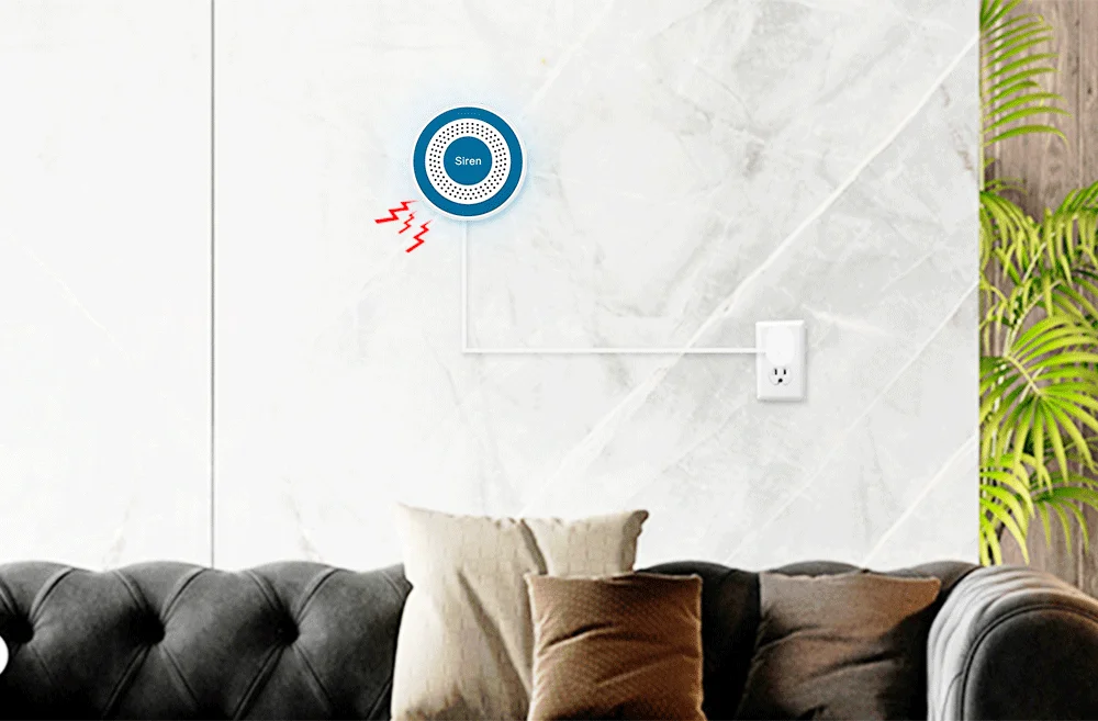 433Mhz Indoor Wireless Siren Alarm For Smart Security Alarm System PG103, PG105, PG107, PG108