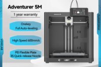 Flashforge Adventurer 5M 3d Printer High Speed Full-auto Leveling Direct Extruder Flexible PEI Plate Power Loss Recovery