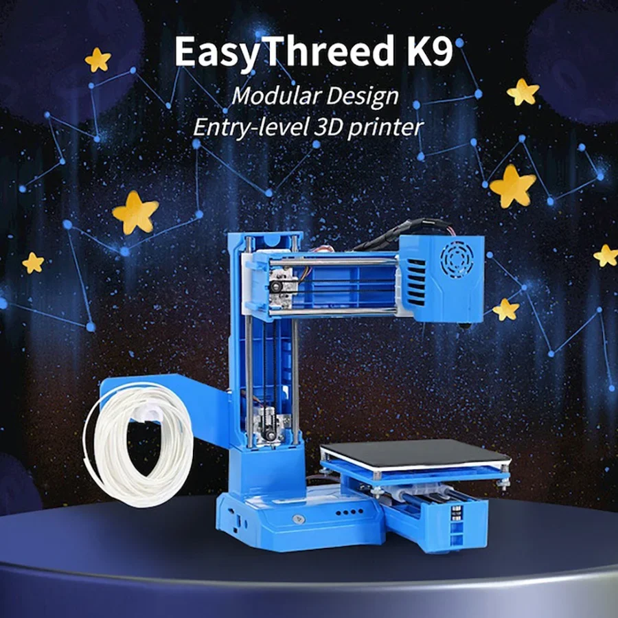 Mini 3D Printer Print size 100x100mm Toys and Models Printing for Kids Gift Designers and DIY 3D Printer Kit Machine FDM