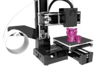 Mini 3D Printer Print size 100x100mm Toys and Models Printing for Kids Gift Designers and DIY 3D Printer Kit Machine FDM