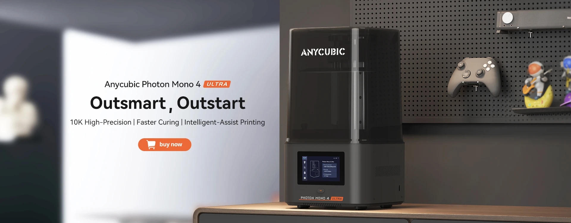 ANYCUBIC Wash & Cure 3 For Photon Mono 2 LCD SLA 3D Printer Models UV Rotary Curing Resin Cleaning Machine 2 in 1