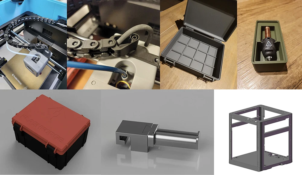 Flashforge Adventurer 5M 3d Printer Max 600mm/s High Speed Full-auto Leveling 280℃ Direct Extruder PEI Flexible Plate