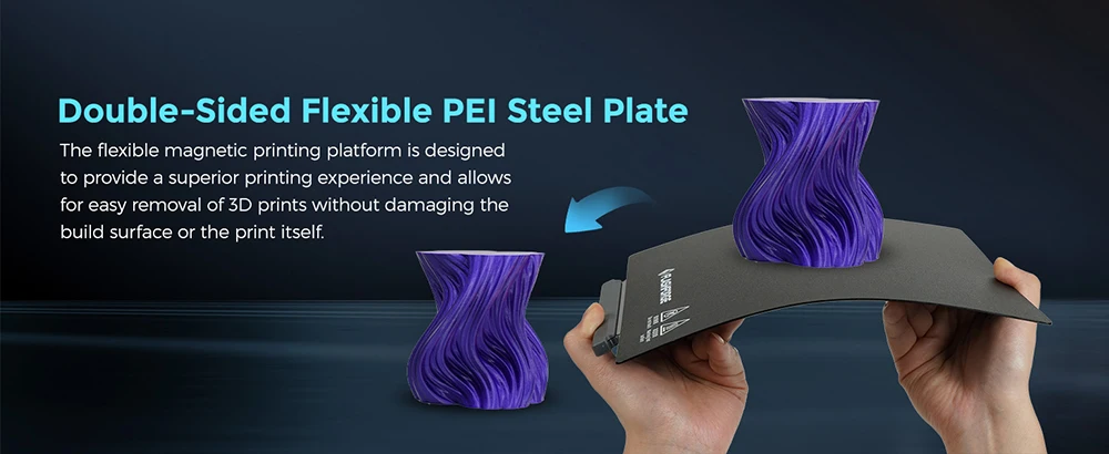 Flashforge Adventurer 5M 3d Printer Max 600mm/s High Speed Full-auto Leveling 280℃ Direct Extruder PEI Flexible Plate