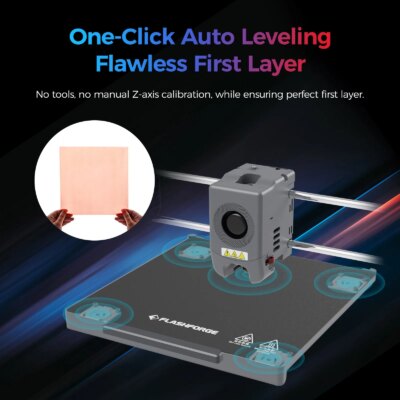 Flashforge Adventurer 5M 3d Printer Max 600mm/s High Speed Full-auto Leveling 280℃ Direct Extruder PEI Flexible Plate - Image 3