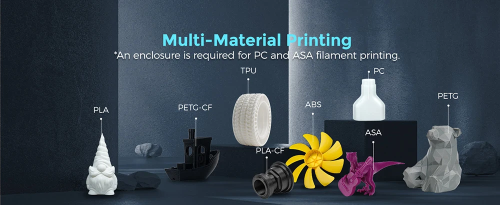 Flashforge Adventurer 5M 3d Printer Max 600mm/s High Speed Full-auto Leveling 280℃ Direct Extruder PEI Flexible Plate