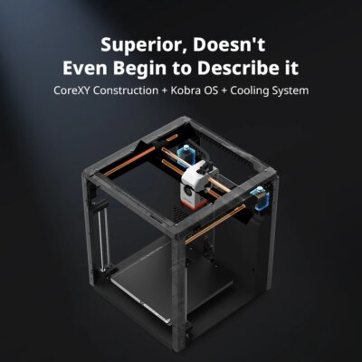 Anycubic Kobra S1 Combo Multi-Color 3D Printer Max Speed 600mm/s Core XY Stable Structure High Precision Ultra-Quiet 3D Printer - Image 5
